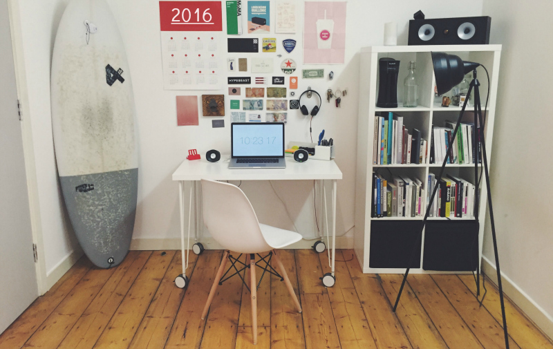 spring clean your home office
